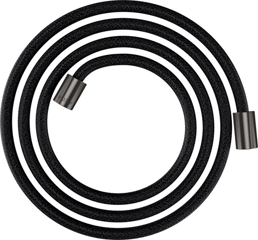 Hansgrohe Textilbrauseschlauch Axor 2000mm mit zylindrischen Muttern brushed black chrom 28291340
