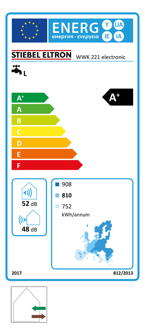 Stiebel Eltron Warmwasser-Wärmepumpe WWK 221 electronic 230949