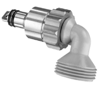 Schell Spüladapter QUICK Stecktechnik Ablaufbogen 3/4 AG, 1/2", messing 007030099