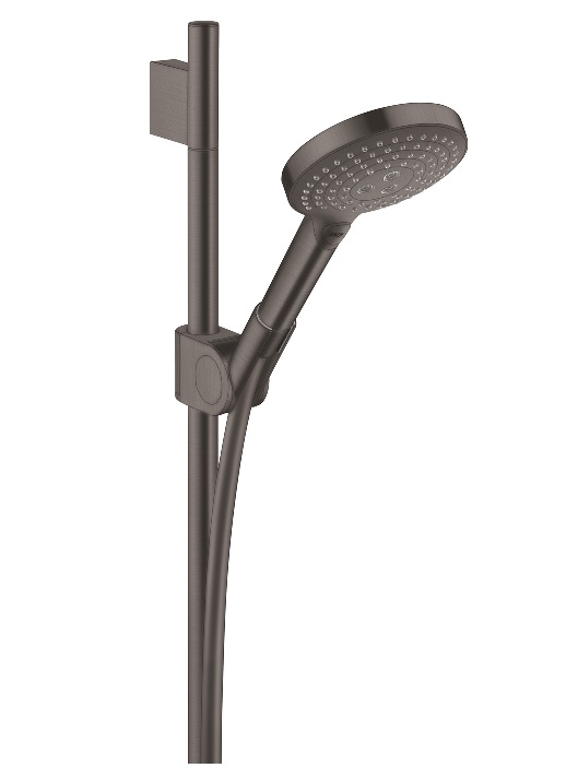 Hansgrohe AXOR Uno Brauseset 900mm mit Handbrause 120 3jet, Brushed Black Chrome 27987340