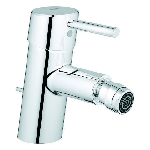 Grohe Concetto Einhand-Bidetbatterie Zugstangen-Ablaufgarnitur chrom 32208001