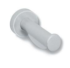 HEWI WC-Papierhalter Serie 801, Länge 123mm, mit Rollenbremse, anthrazitgrau 801.21.300 92