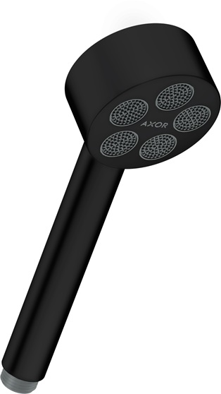 Hansgrohe Handbrause Axor One 75 1jet EcoSmart mattschwarz 48651670