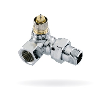 Danfoss Thermostatventil RA-NCX 15 1/2" Winkeleck links verchromt 013G4240