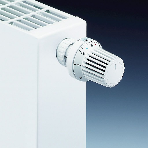 Oventrop Thermostatkopf "Uni XD" 7-28 C, 0 * 1-5, Flüssig-Fühler, weiß 1011375