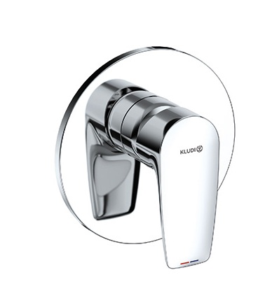 Kludi PURE&SOLID UP-Brause Einhandmischer, Feinbau-Set mit Funktionseinheit chrom 347550575
