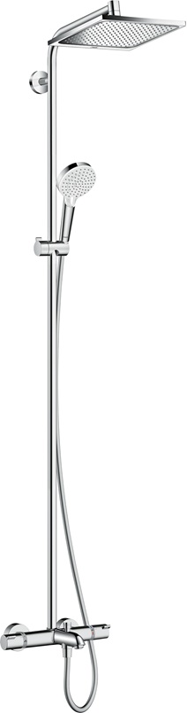 Hansgrohe Showerpipe Crometta E 240 für Wanne chrom mit Thermostat 27298000