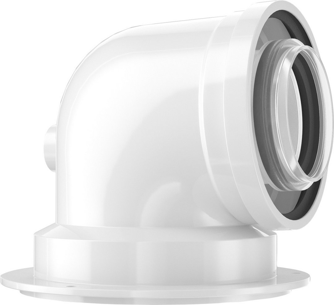 Bosch Kesselanschlussstück d: 80/125, 87 Grad Abgaszubehör FC-CA80-87 7738112717