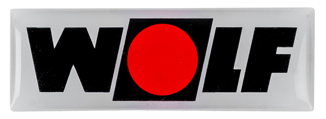 Wolf Firmenschild Wolf selbstkelbend für SW-120 3040200