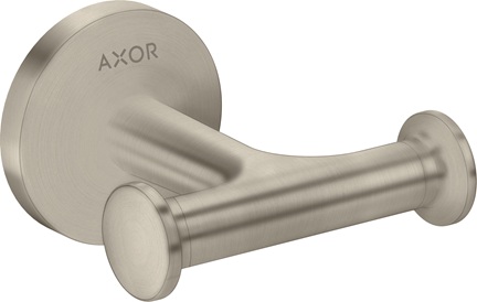 Hansgrohe Handtuchhaken doppelt Axor Universal Circular brushed nickel 42812820