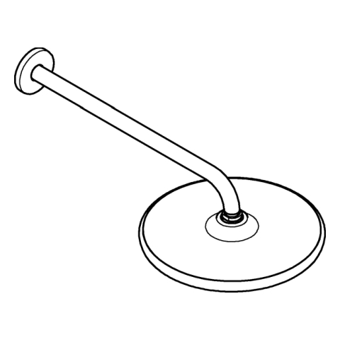 Grohe Kopfbrausenset Tempesta 250 Brausearm 380mm chrom 26668000