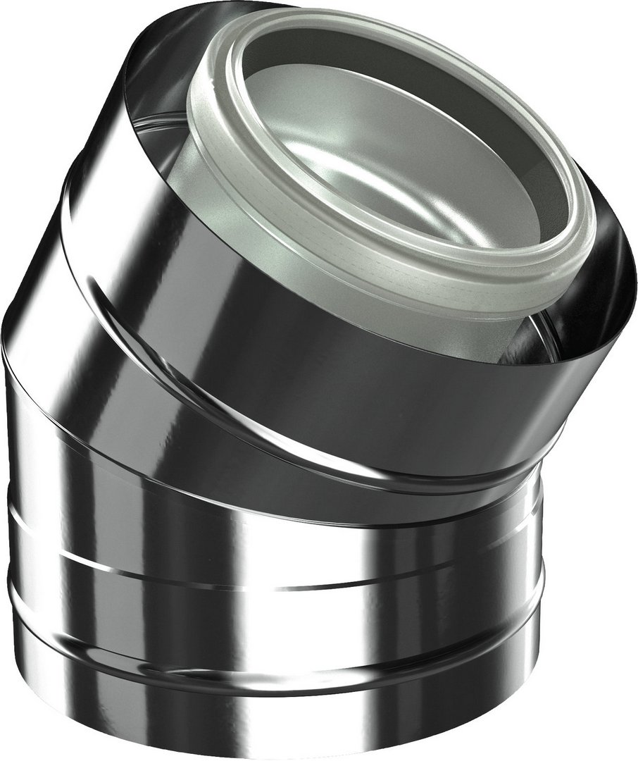 Bosch Bogen konzentrisch d: 80/125, 30 Grad Edelstahl Abgaszubehör FC-CE80-30 7738112702