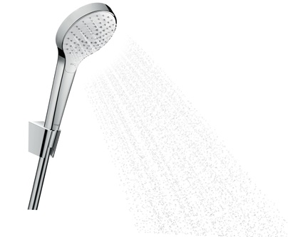 Hansgrohe Brausehalterset Croma Select S Vario/ Porter S weiss/chrom Brauseschlauch 1250mm 26421400