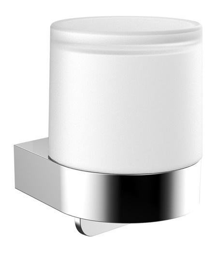Emco Einhand-Seifenspender Flow Glasteil satiniert chrom 272100101