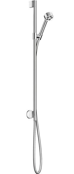 Hansgrohe Brauseset Axor One 75 1jet Eco mit Wandanschluss chrom 48791000