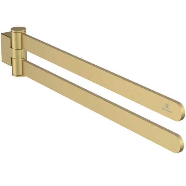 Ideal Standard doppelter Handtuchhalter Conca 447mm gold gebürstet T5396A2