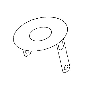 Buderus Luftdüse Erdgas-LL/H für Linea Single-11 für GB112, für Düse GB112, Linea-Single 11/-Kombi 23 7100896