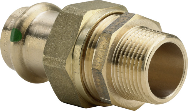 Viega Sanpress Verschraubung mit SC-Contur 2265 flachdichtend in 28mm x R3/4 365110