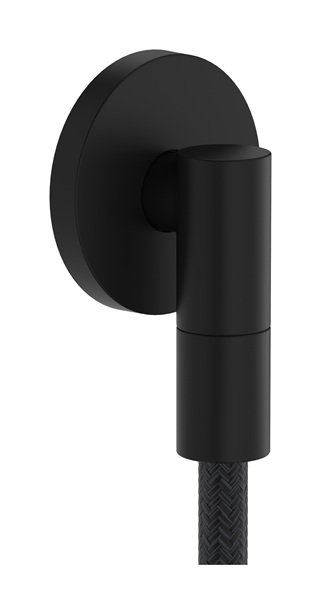 Hansgrohe Wandanschluss Axor Wall outlet Fine rund G 1/2" schwarzmatt 36737670