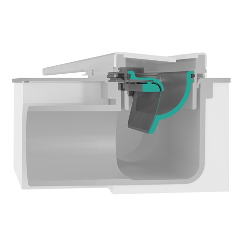 Hansgrohe RainDrain Flex Duschrinne 1200mm kürzbar, Fertigset zur freien Montage gebürstet edelstahl 56047800