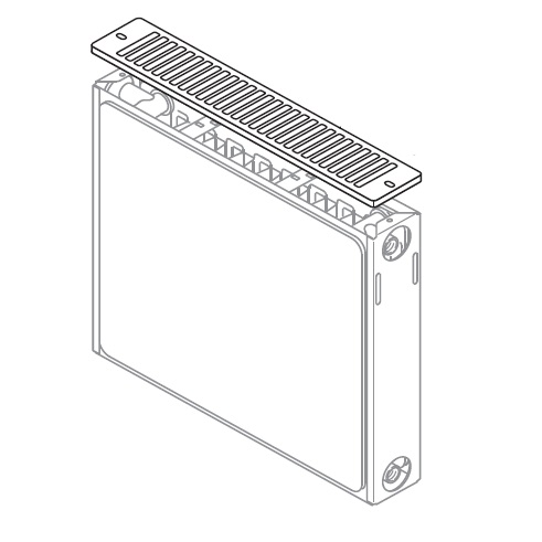 Buderus Aufsteckgitter Typ 21S Länge 3000mm für Buderus Flachheizkörper 87183402300