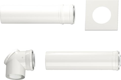Buderus Grundbausatz C(13)3x,d:80/125 zur Fassade 7738113136