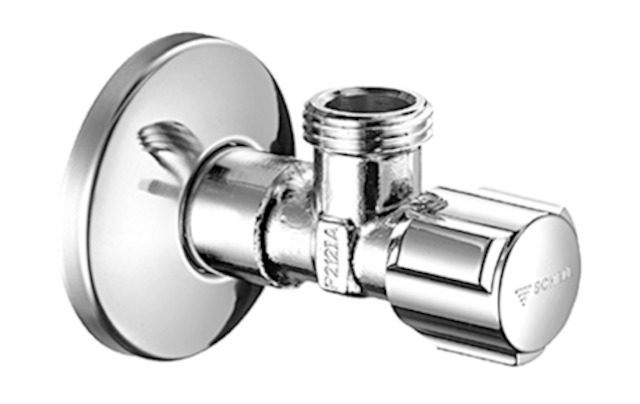 Schell Eckventil COMFORT regulierbar, ohne Verschraubung, 1/2"x1/2", chrom 052170699