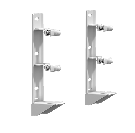 Zehnder HDC35 Wandkonsole, für Charleston H 320 bis 519mm, 6 Stück, weiß RAL 9016 766231