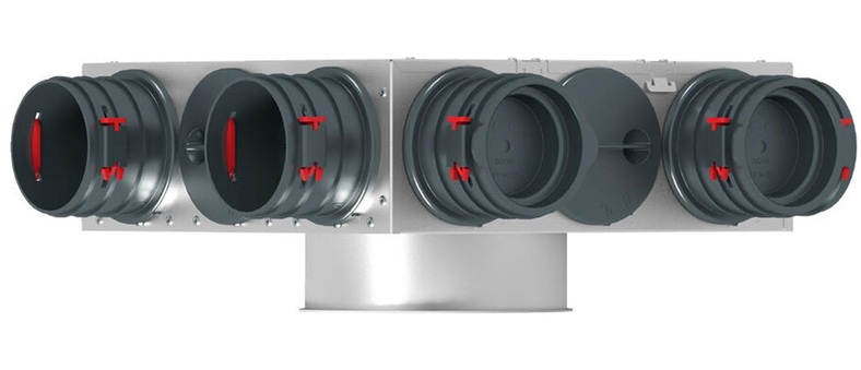 Helios FRS-VE 9-75/160 FlexPipe Verteil -Element 9 Einzelstutzen DN 75 DN 160 40162