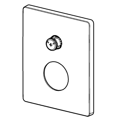 Hansa Rosette chrom 59914325