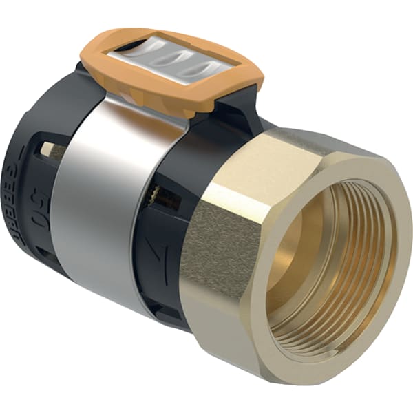 Geberit FlowFit Übergang mit Innengewinde SiBr d63-Rp2 1/2 620.416.00.1