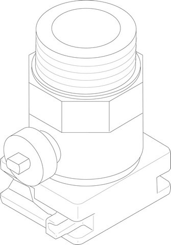 Bosch Kugelhahn-Ventil mit Steckverbindung 87185336080