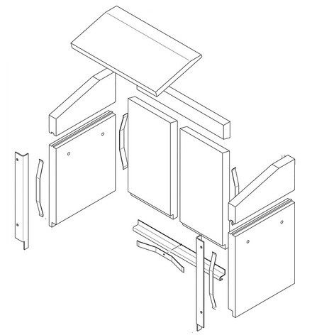 Bosch / Buderus Schamottegarnitur 6 8718571534