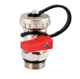 Taconova KFE-Hahn vernickelt1/2" AG zu Tacosys Verteiler 296.8653.001