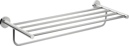 Hansgrohe Handtuchablage mit Badetuchhalter Logis Universal chrom 41720000