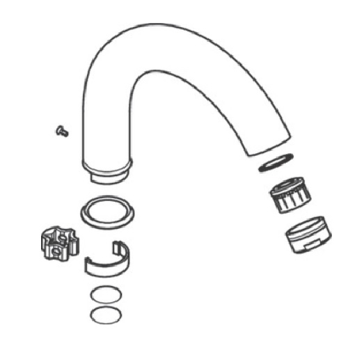 Hansgrohe Auslauf Axor Carlton Zweigriff Waschtischarmatur chrom 96051000