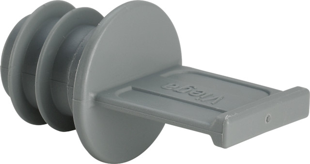 Viega Verschlussstopfen Raxofix 5359.1 in 63mm Kunststoff grau 678791