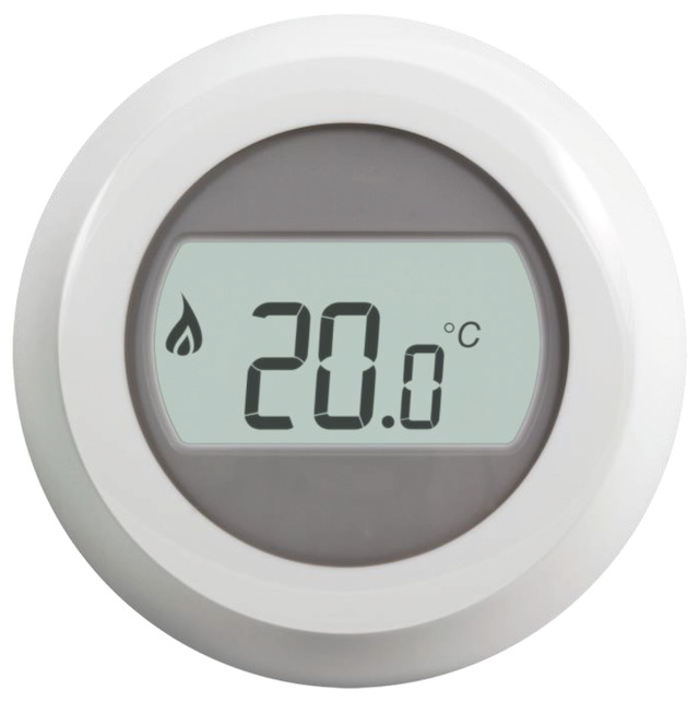 Resideo Temperaturwähler mit Raumfühler, verdrahtet, 5 bis 35 °C, OpenTherm, weiß T87M2036