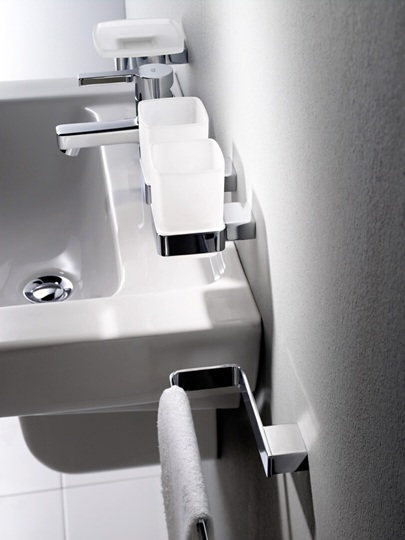 Emco Handtuchring Loft starr rechts offen schwarz 055513300