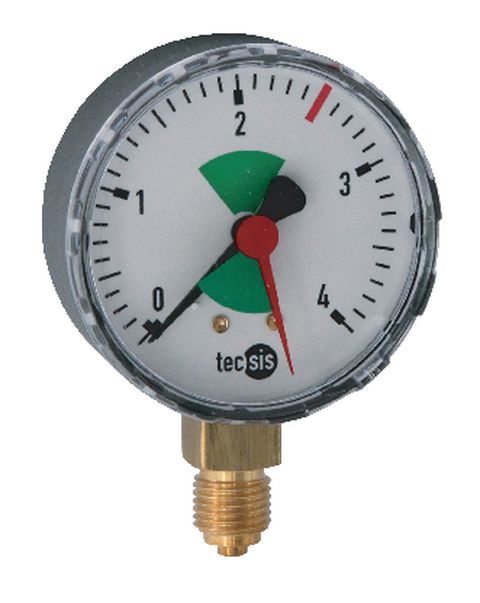 SYR Manometer 13 für die FüllCombi BA 6628 und das HeizungsCenter, D=63mm, Anzeigebereich 0-4 bar 6628.00.901