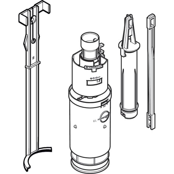 Geberit Heberglocke für UP-Spülkasten UP170 2-Mengen-Spülung 240.502.00.1