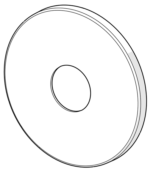 Hansa Rosette d 170mm chrom 59914310