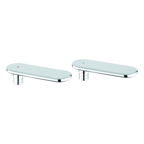 Grohe Griffpaar Markierung blau/rot für Veris chrom 48305000