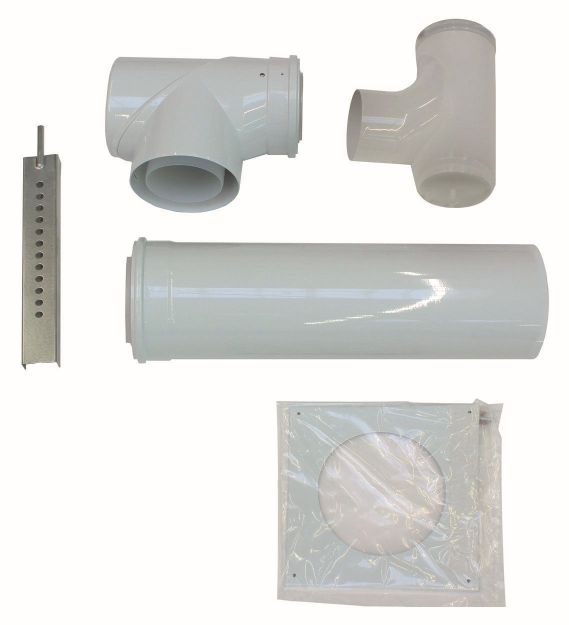 Vaillant Basis-Anschluss-Set d:110/160mm PP an Abgas d:110mm im Schacht 0020106374