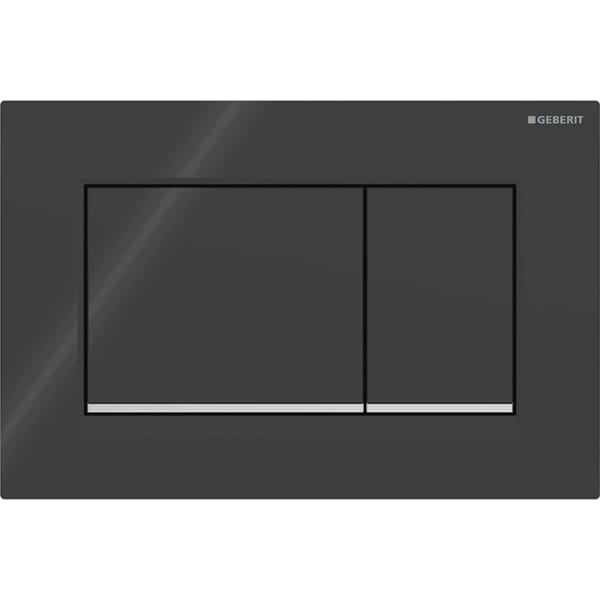 Geberit Sigma30 Betätigungsplatte, für 2-Mengen-Spülung hochglanz verchromt / mattverchromt 115.883.KH.1