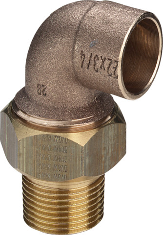 Viega Winkelverschraubung Rotguss 94098G konischdichtend in 28mm x R1 144128