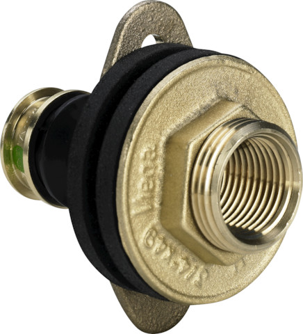 Viega Raxofix Wanddurchführung mit SC-Contur 5332.31 in 16mmxRp1/2xG3/4x30mm 647797