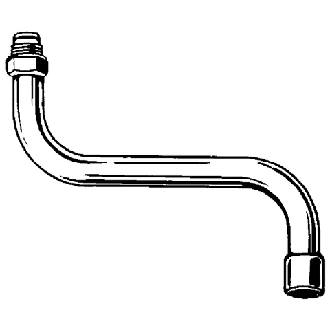 Grohe S-Auslauf Ausladung: 150mm für Küchen-Wandbatterien chrom 13052000