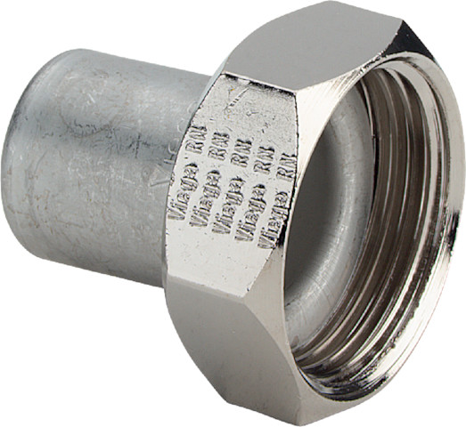 Viega Sanpress Inox Verschraubung Sanpress Inox 2364 in 42mm x G1 3/4 438234