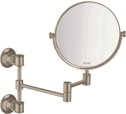 Hansgrohe Rasierspiegel Axor Montreux ausziehbar brushed nickel 42090820